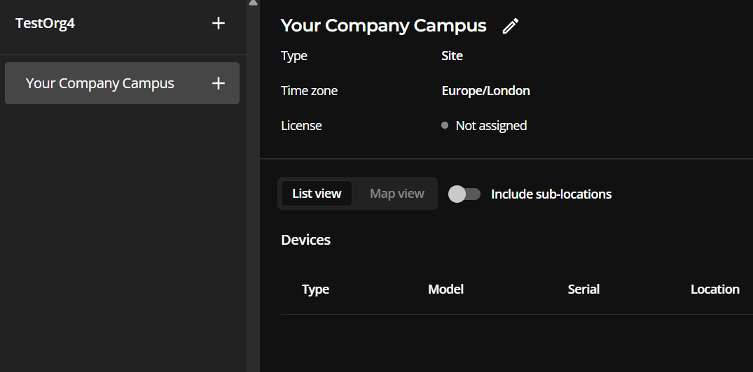 Added organization details